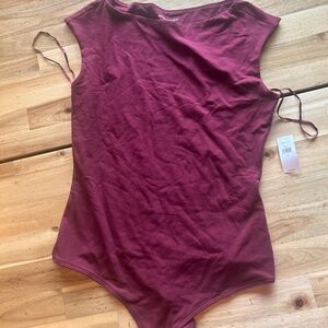 Wine colored Body suit